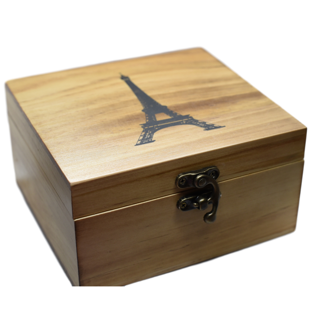 Small Wooden Box - Paris