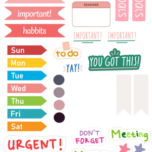 A4 Sticker Sheets